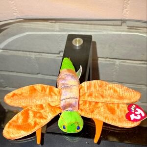 Ty Beanie Babies Glow the Dragonfly Plush